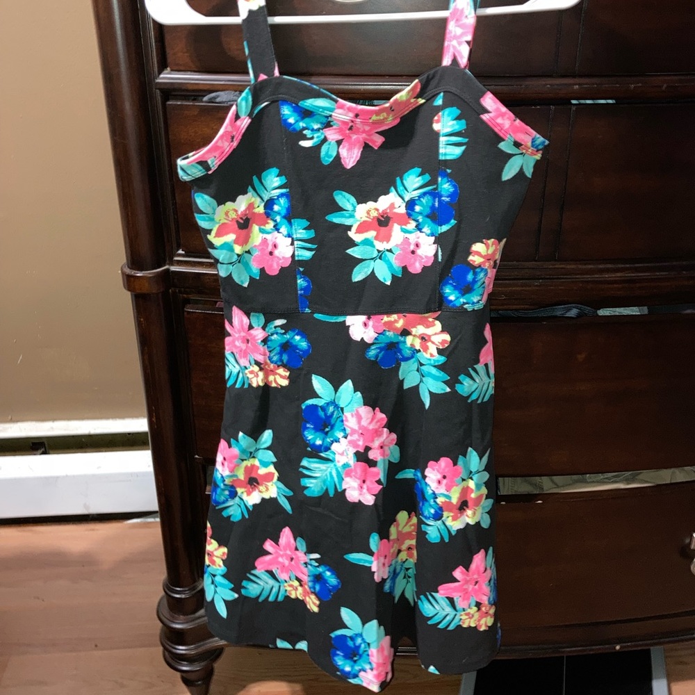 Justice flowered dress size 14/16